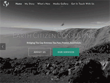 Tablet Screenshot of earthcitizenconsulting.org